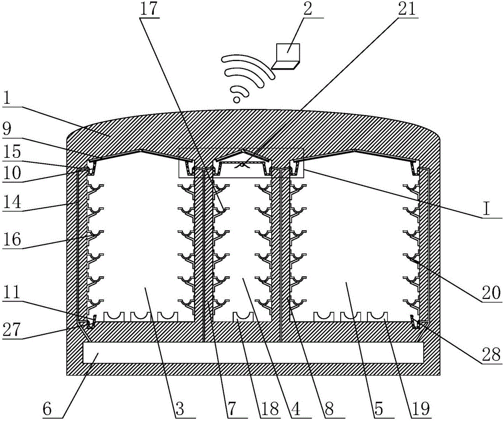 Underground pipe gallery monitoring waterproof structure based on informationization of construction