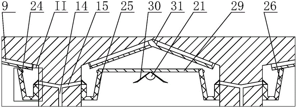 Underground pipe gallery monitoring waterproof structure based on informationization of construction