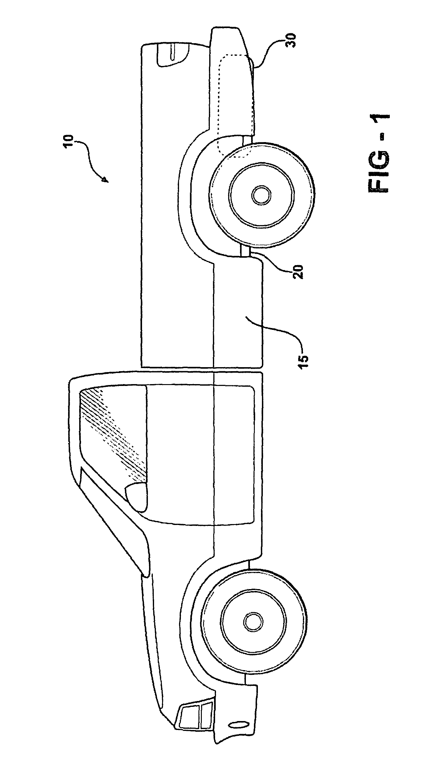 Spare tire carrier vibration damper