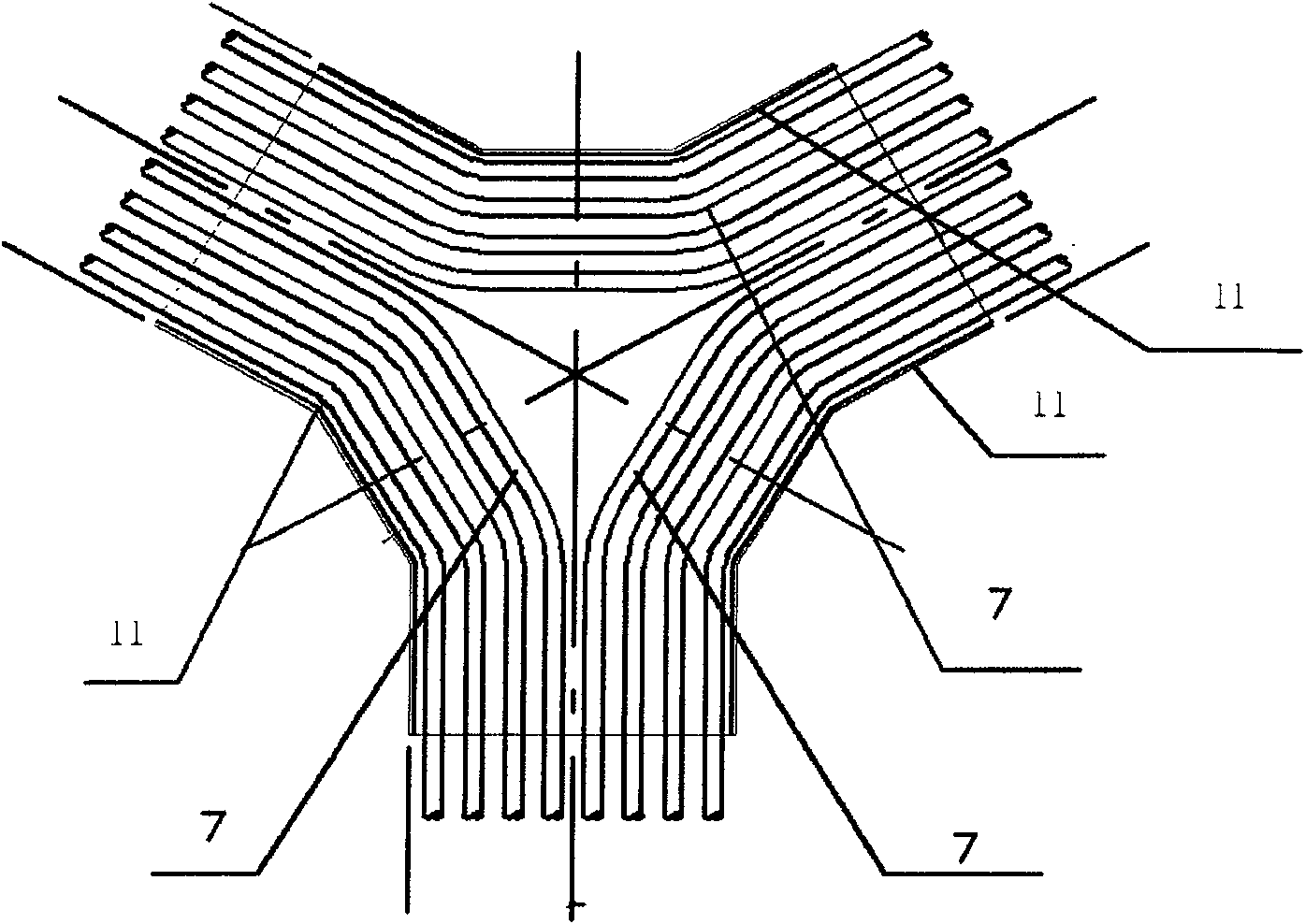 Structure beam in calcium carbide production equipment