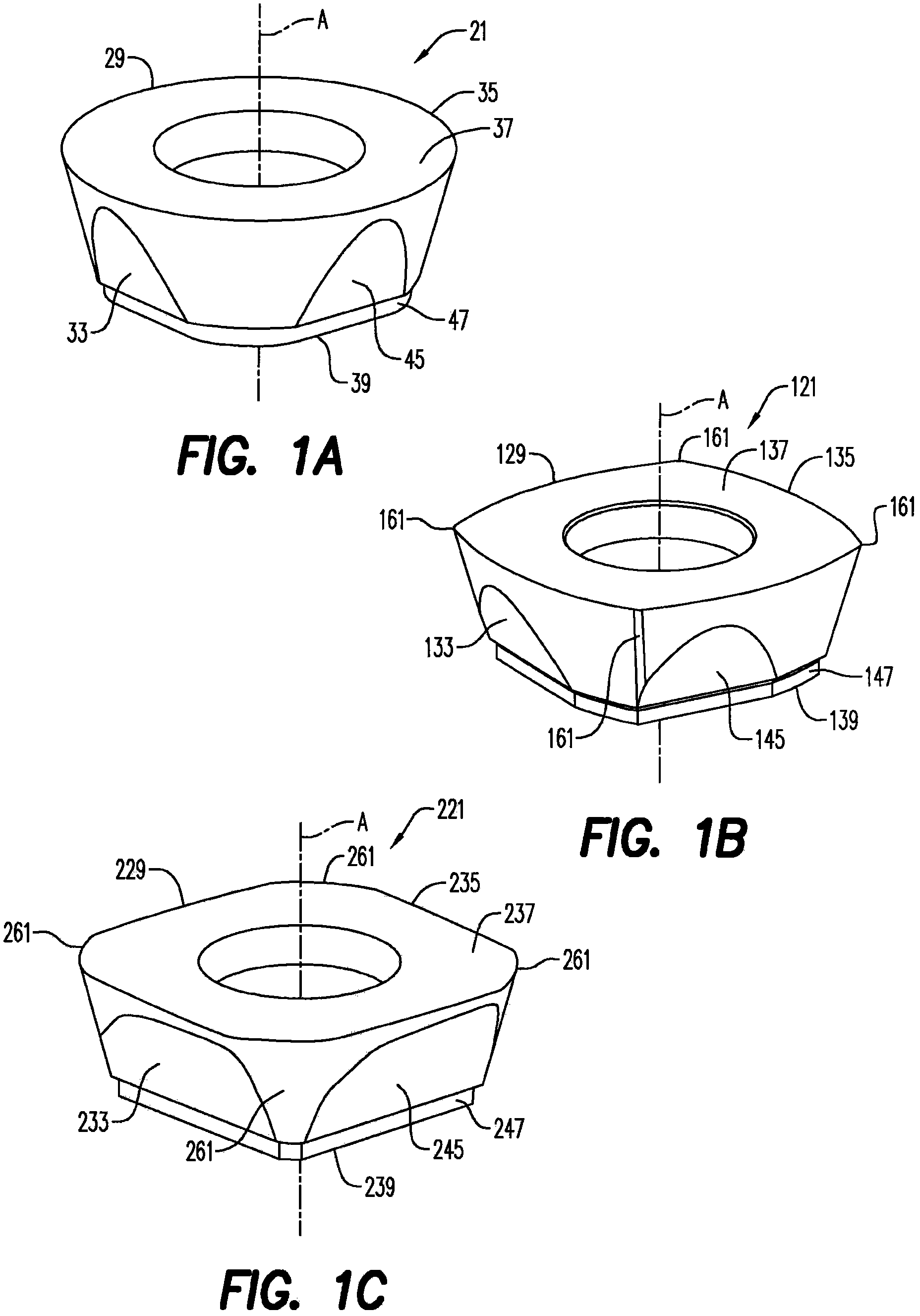 Family of cutting inserts, milling cutting tool, and cutting insert