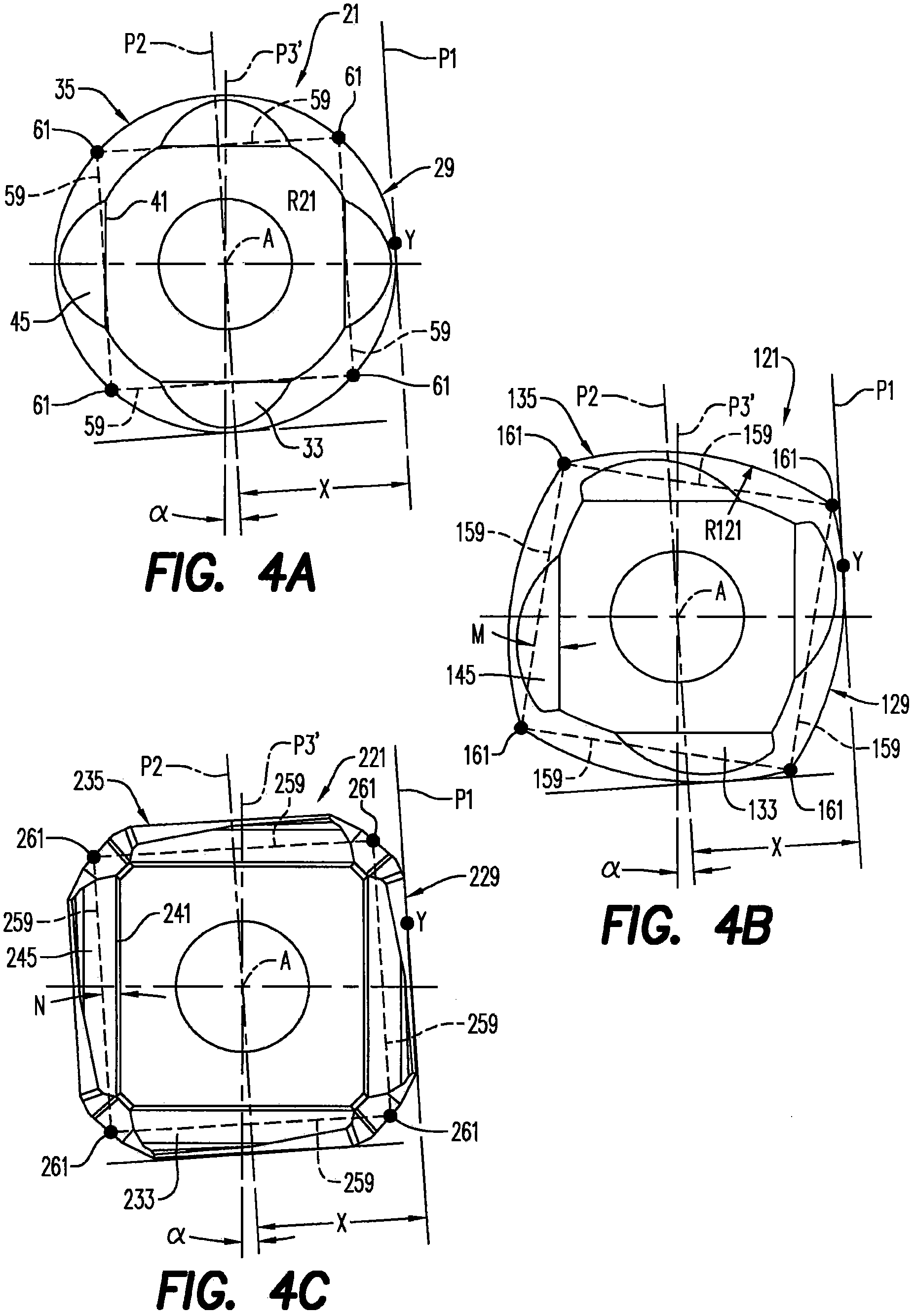 Family of cutting inserts, milling cutting tool, and cutting insert