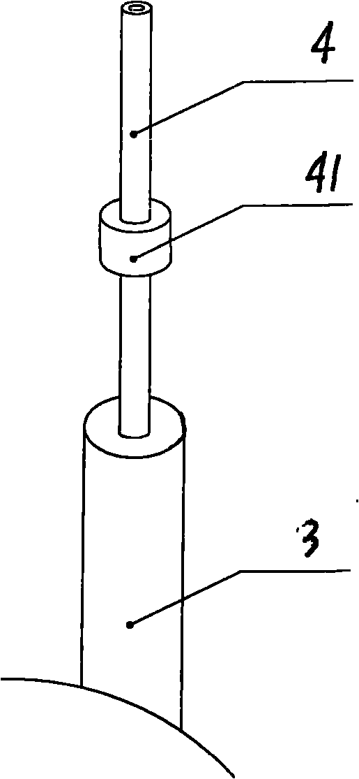 Conveying device for retrievable self-eject nervi cerebrales stent