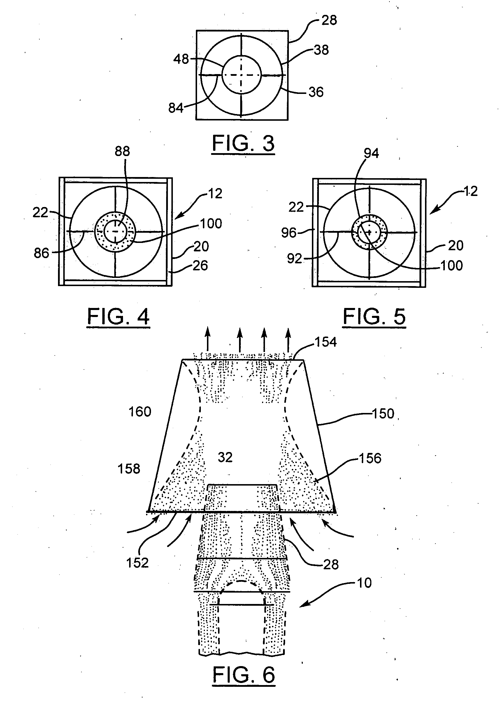 Exhaust gas stack