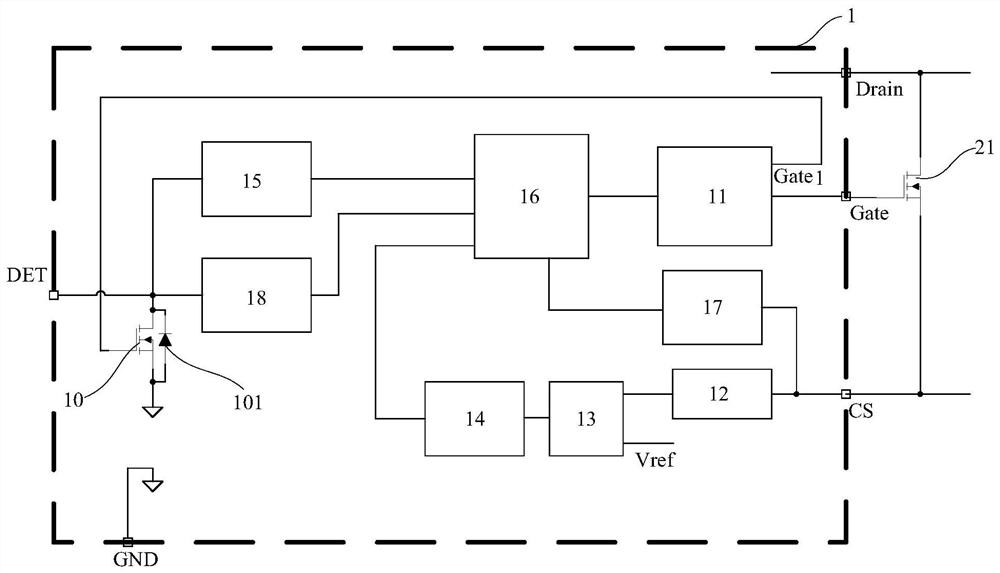 Switch constant current controller and switch constant current power supply drive circuit