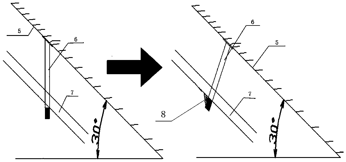 Construction method of mechanical and electrical installation for the entrance and exit of the long ramp of the subway