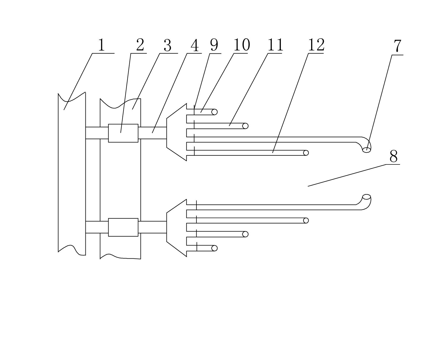 Mine gas, blasting fume and dust separation ventilation system