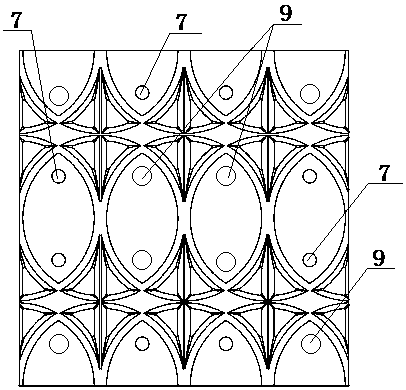 Integrated floor heating plate with high heat transferring efficiency