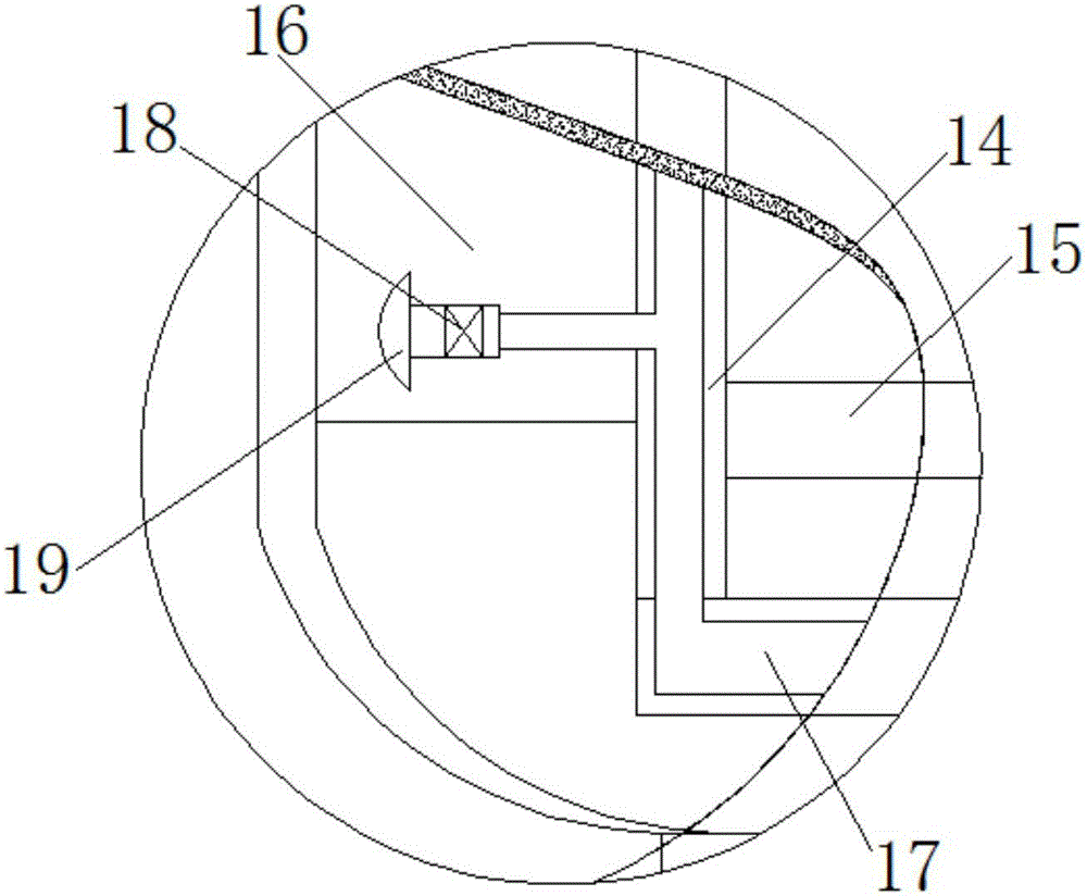 Uniform-mixing efficient vacuum stirring machine