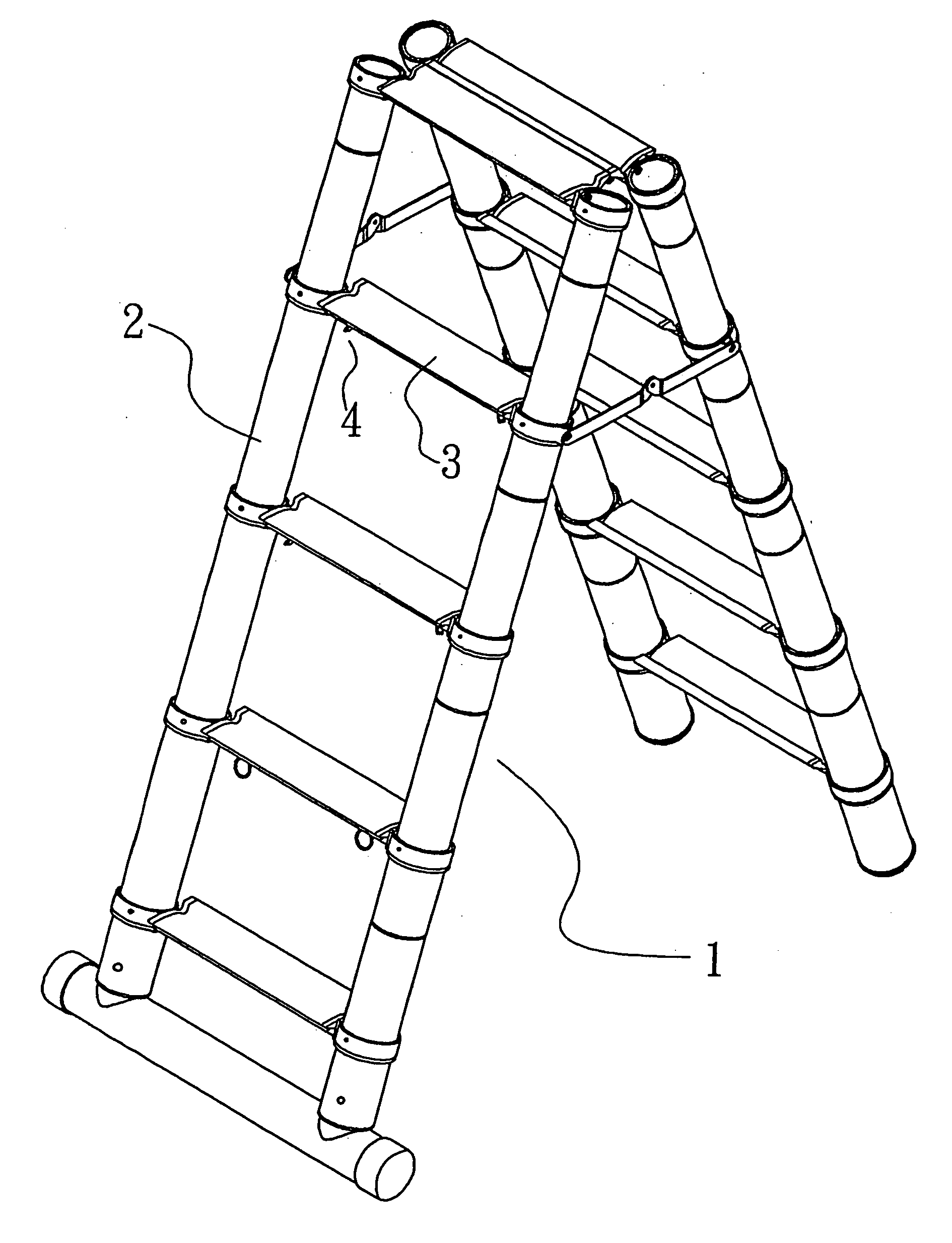 Extension ladder with improved structure