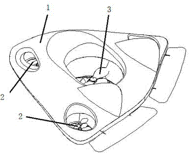 Collision-resistant structure of agricultural plant protection unmanned aerial vehicle