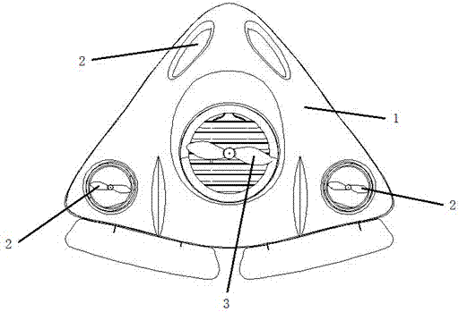 Collision-resistant structure of agricultural plant protection unmanned aerial vehicle