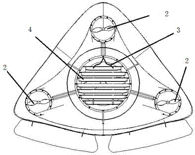 Collision-resistant structure of agricultural plant protection unmanned aerial vehicle