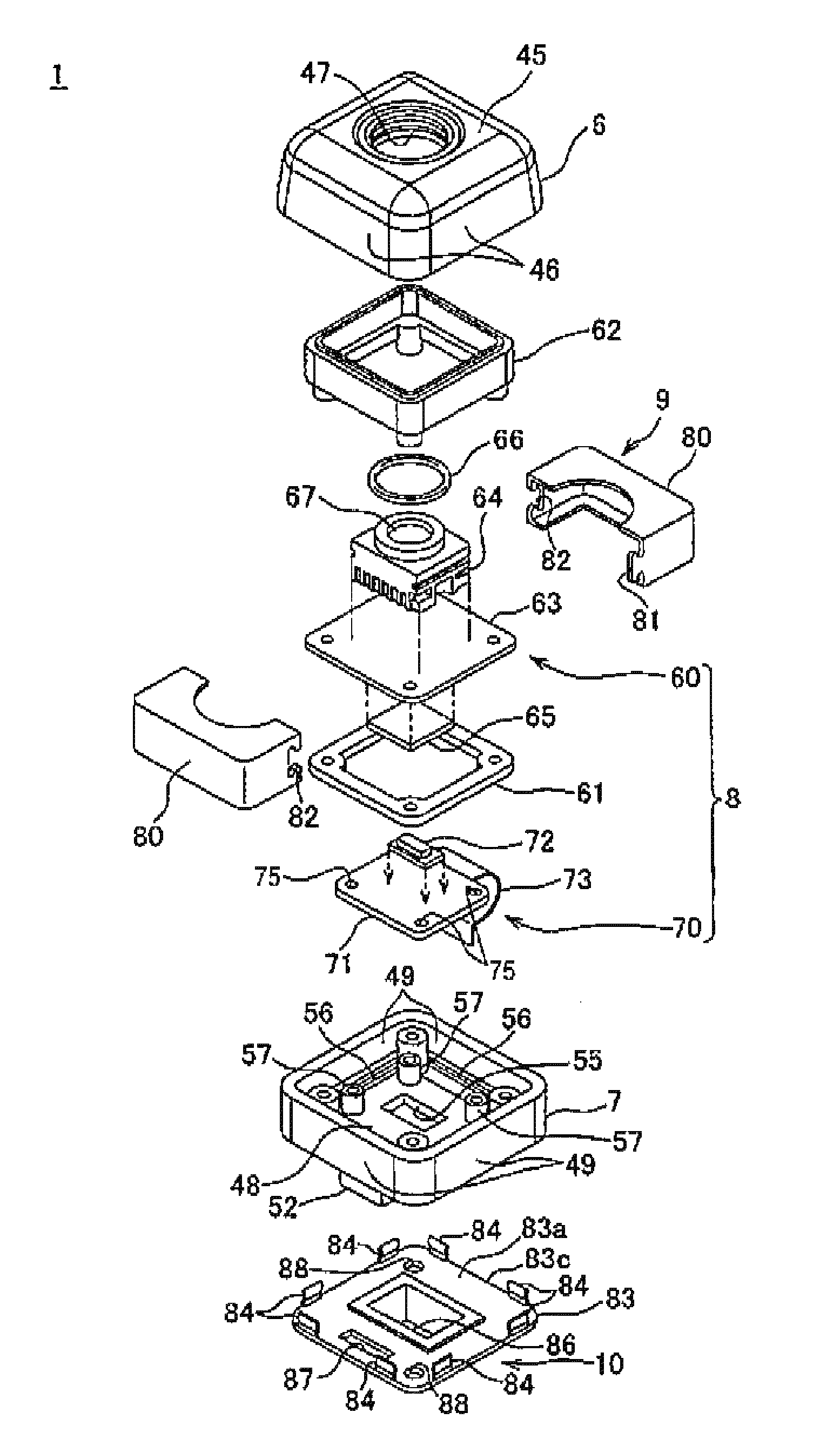 Electric apparatus module