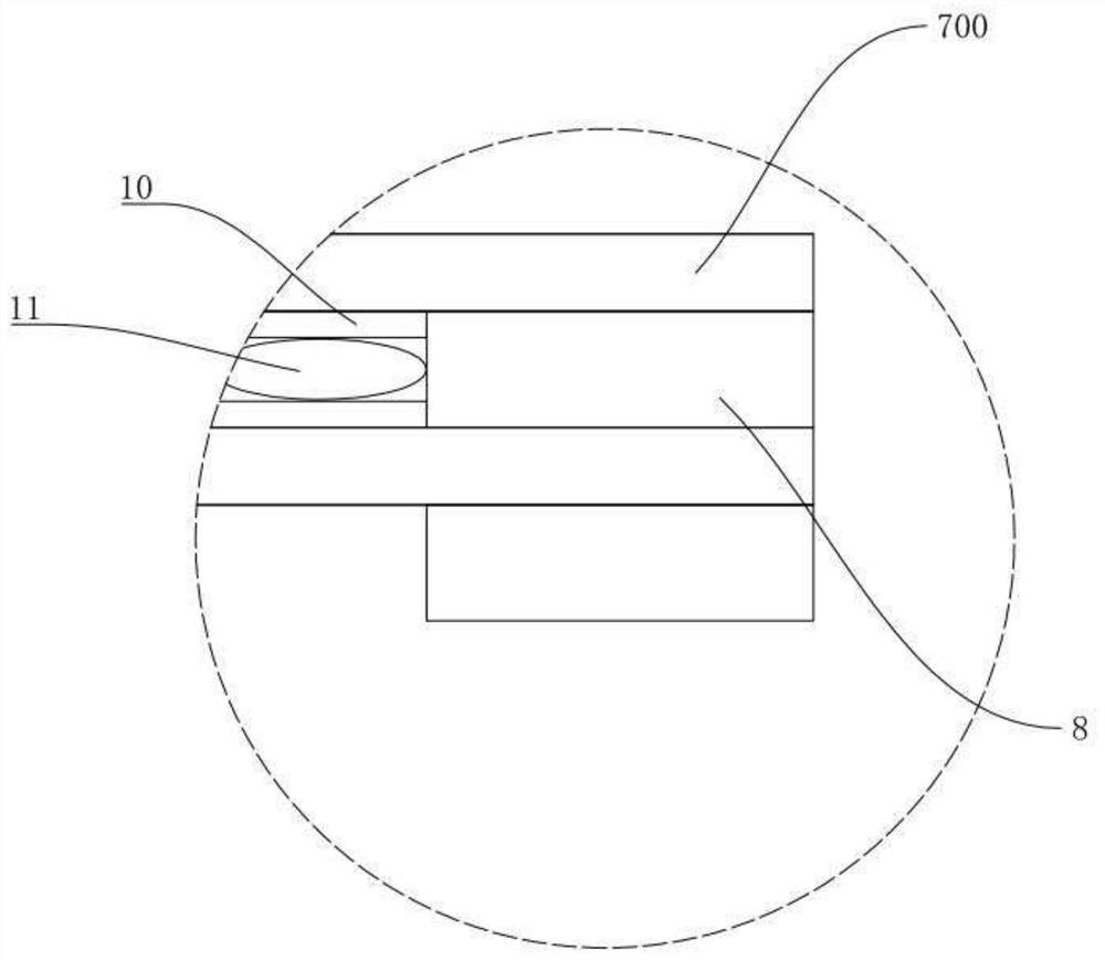 Drying structure, drying device and drying method