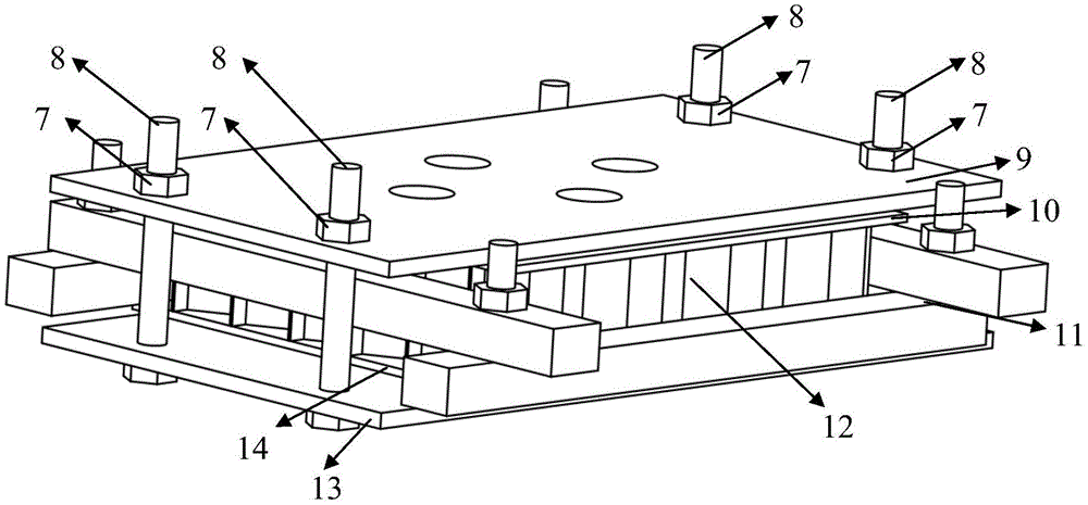 Intermediate temperature self-reaction brazing method for aluminum honeycomb boards