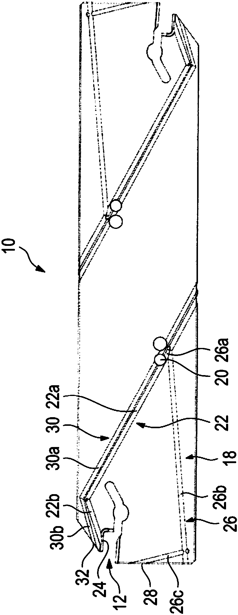 Parting lathe tool