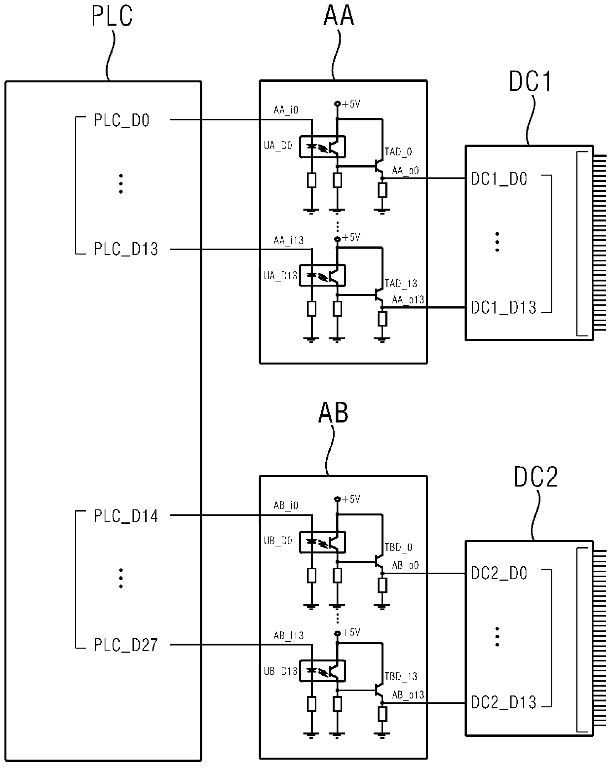 Wiring correctness detection method for control cabinet of distributed control system