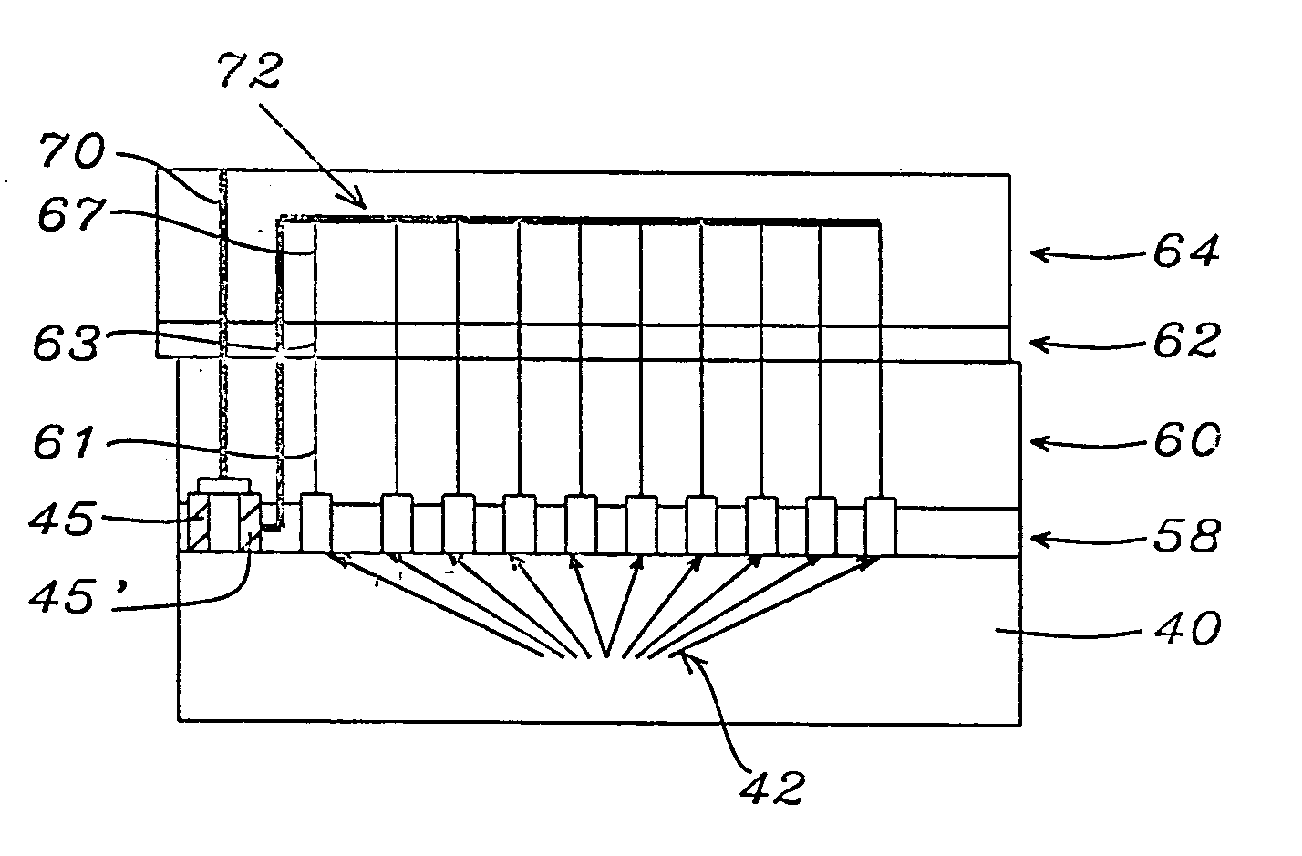 Post passivation interconnection schemes on top of the IC chips