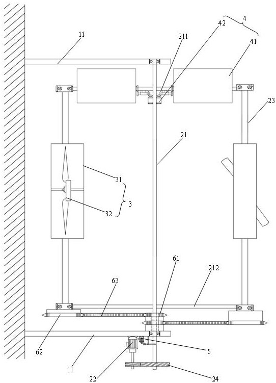 Flapping and rotating machine