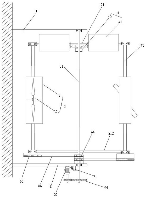 Flapping and rotating machine