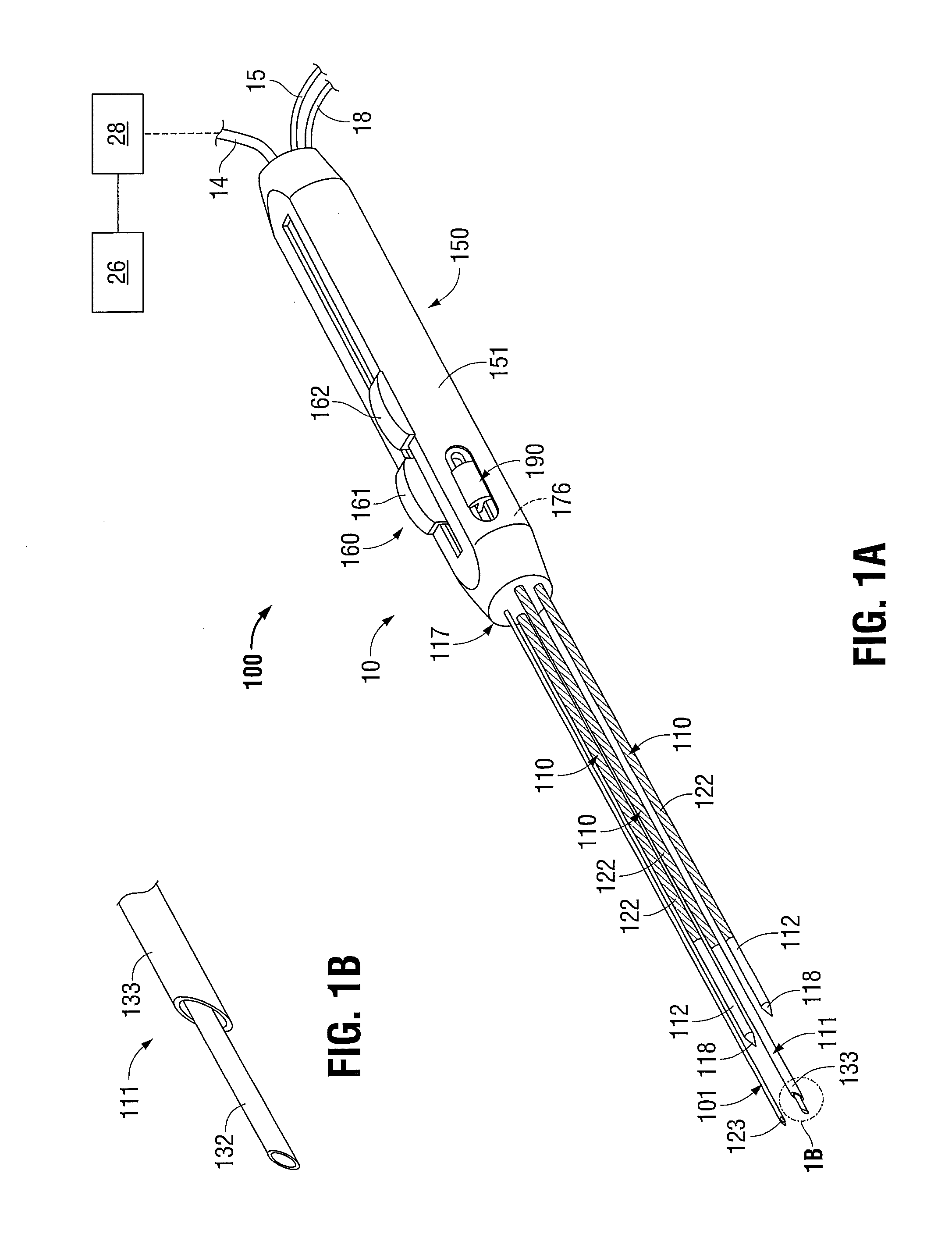 Ablation device with drug delivery component and biopsy tissue-sampling component