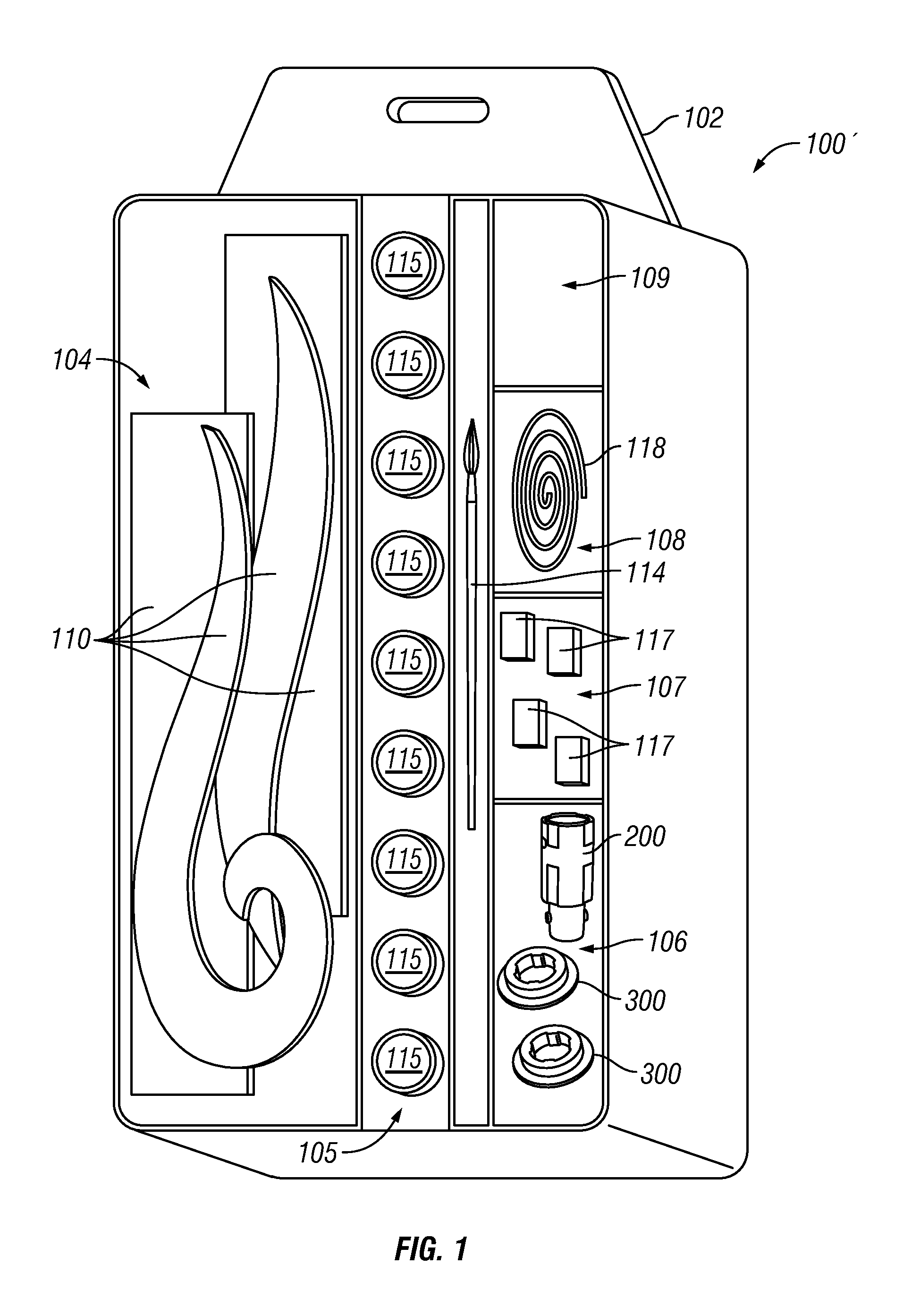 Assembly kit for three dimensional works