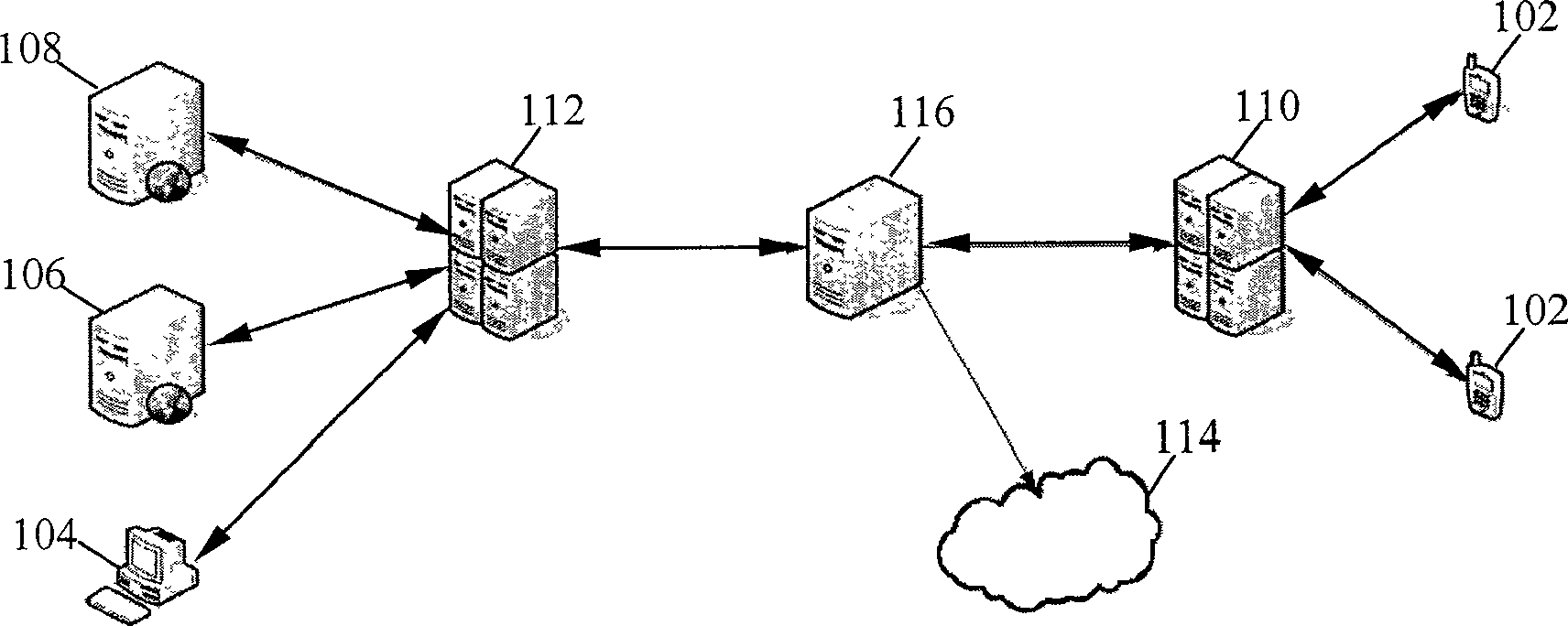 Physiognomy image treatment system and method based on multi-media message service