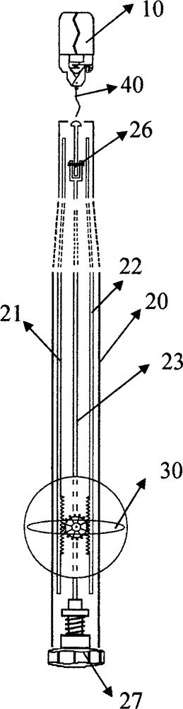 Artificial tendon intervention apparatus