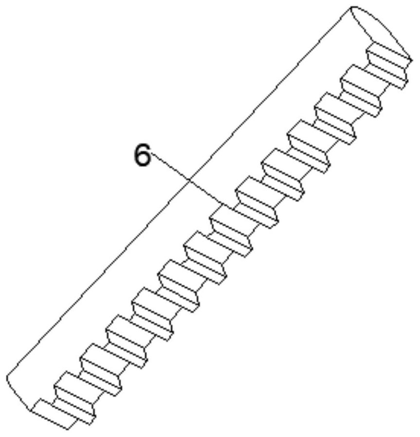 Brake pad stamping die with good heat dissipation performance