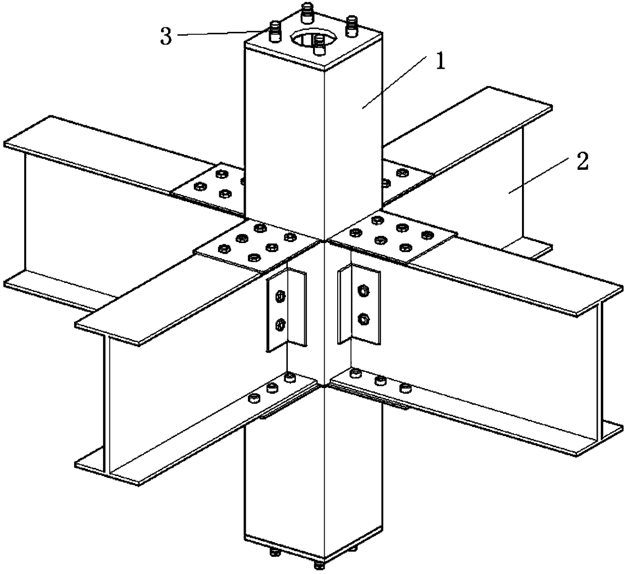 Prefabricated self-restoring concrete filled steel tube composite joint, installation method and structural system