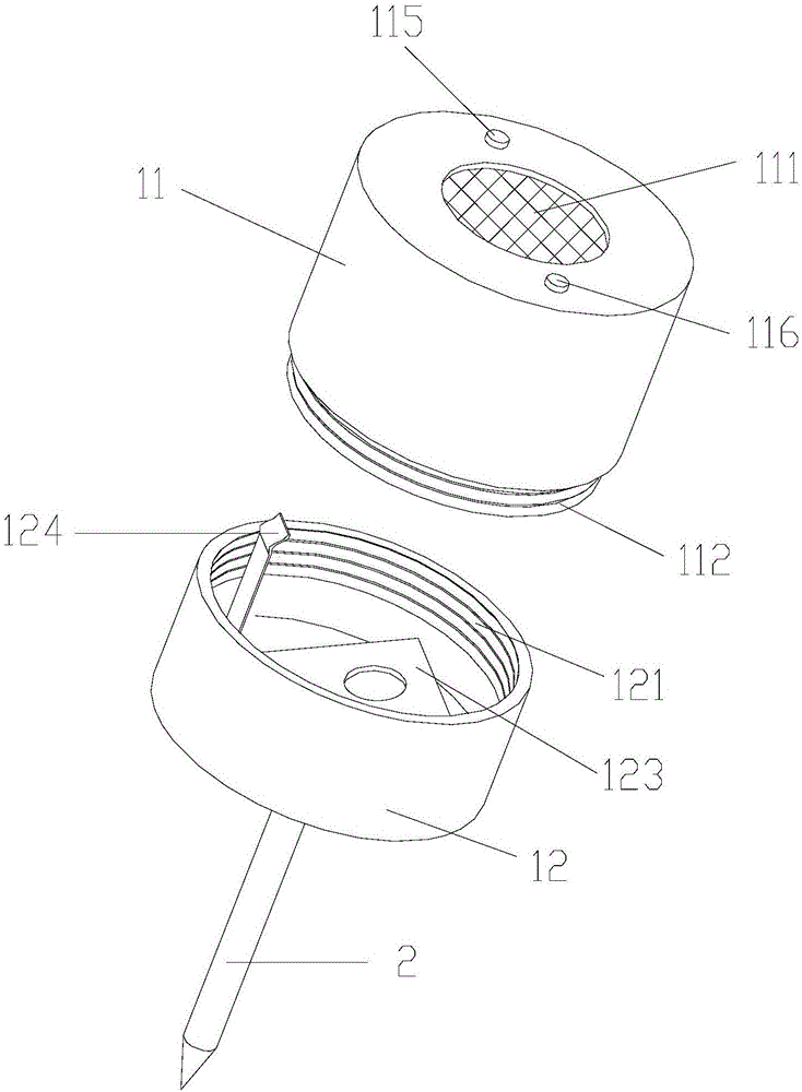 Timing reminding drawing pin