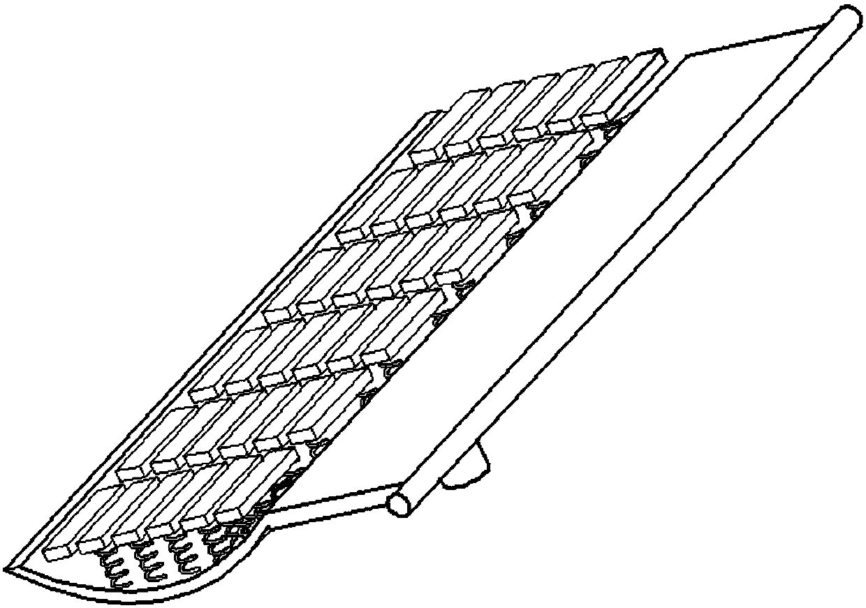 Cucumber flexible picking manipulator end executor and picking method