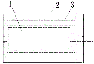 High-power automobile starter and stator magnetic steel fixing method