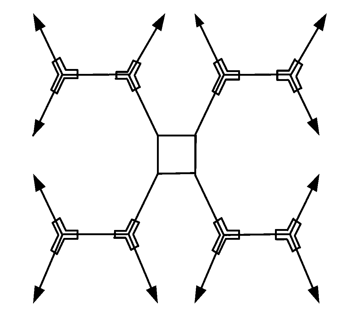 Hollow aluminum alloy tube grounding device capable of being assembled