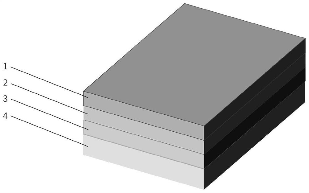 Automobile sunroof functional film integrating functions of temperature regulation and rainfall sensing