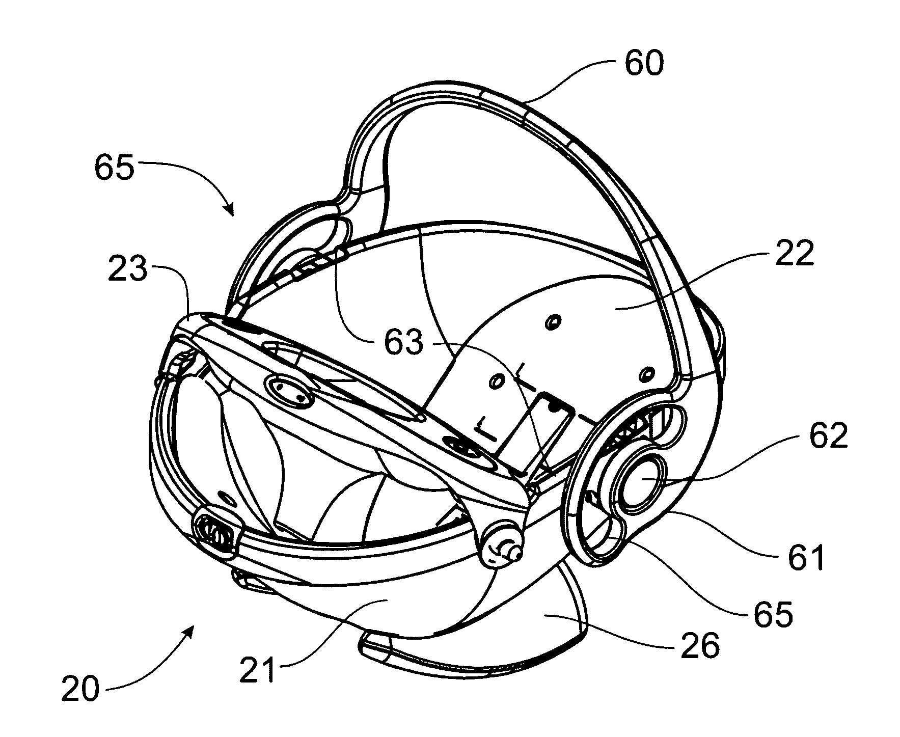 Dual function lift handle for infant seat carrier