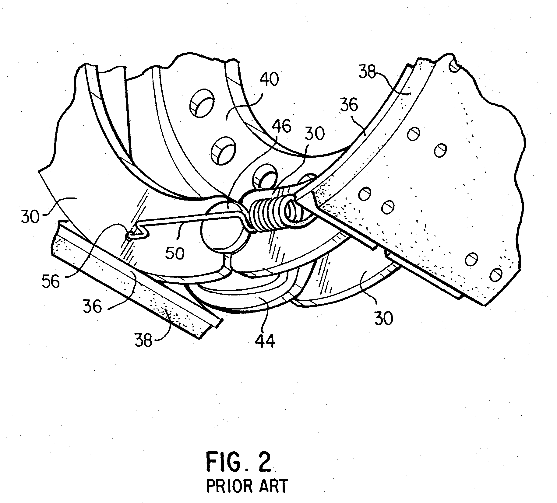 Double Dogleg Wide Stance Brake Shoe Web