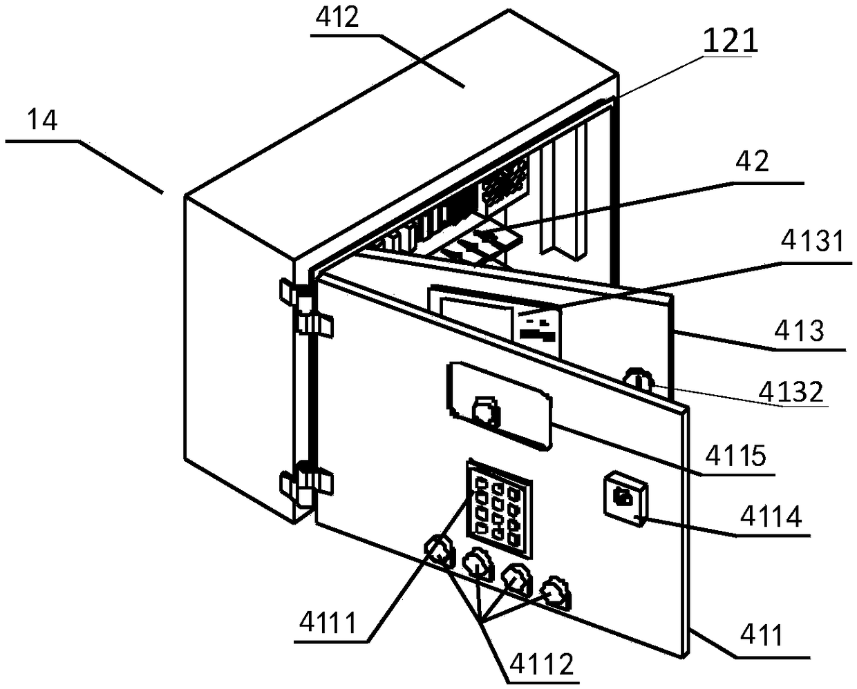 Safety monitoring system for powdery material bin