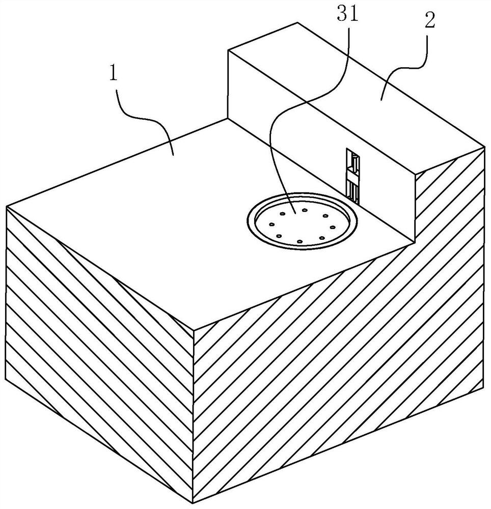 Municipal road drainage structure