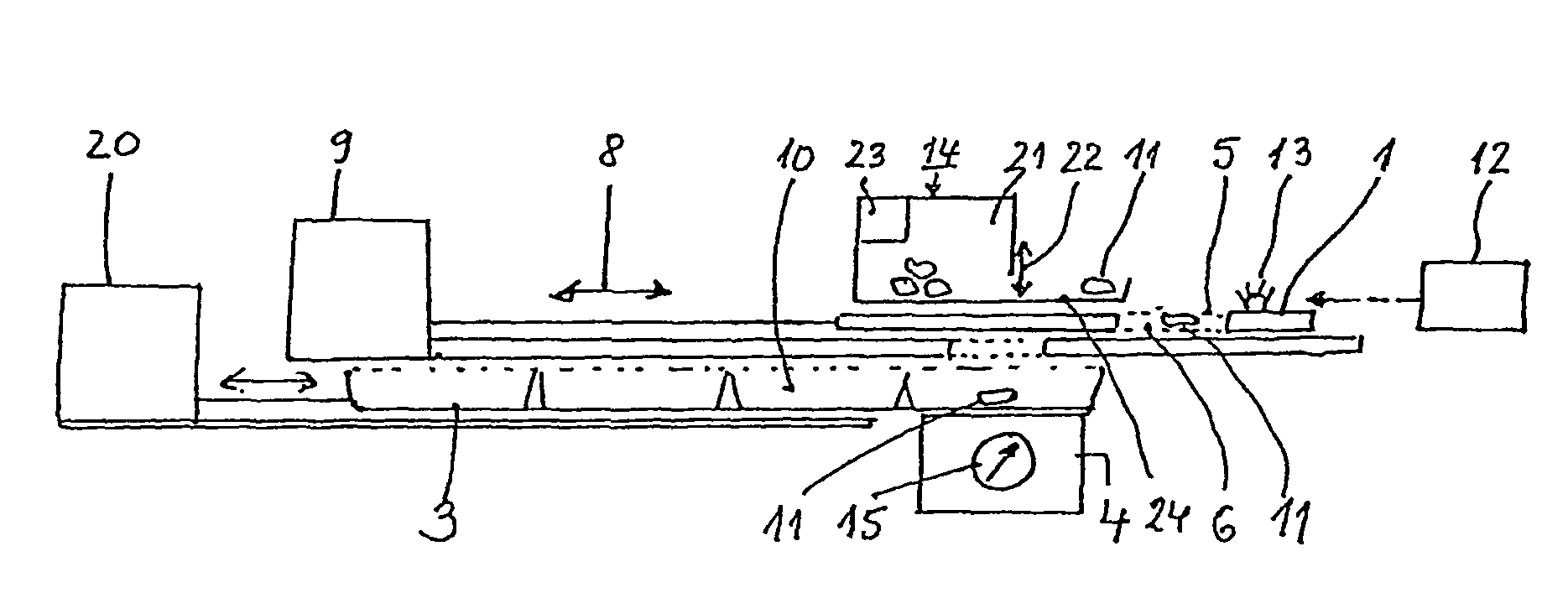 Device for individual packing of tablets according to a multi-dose system