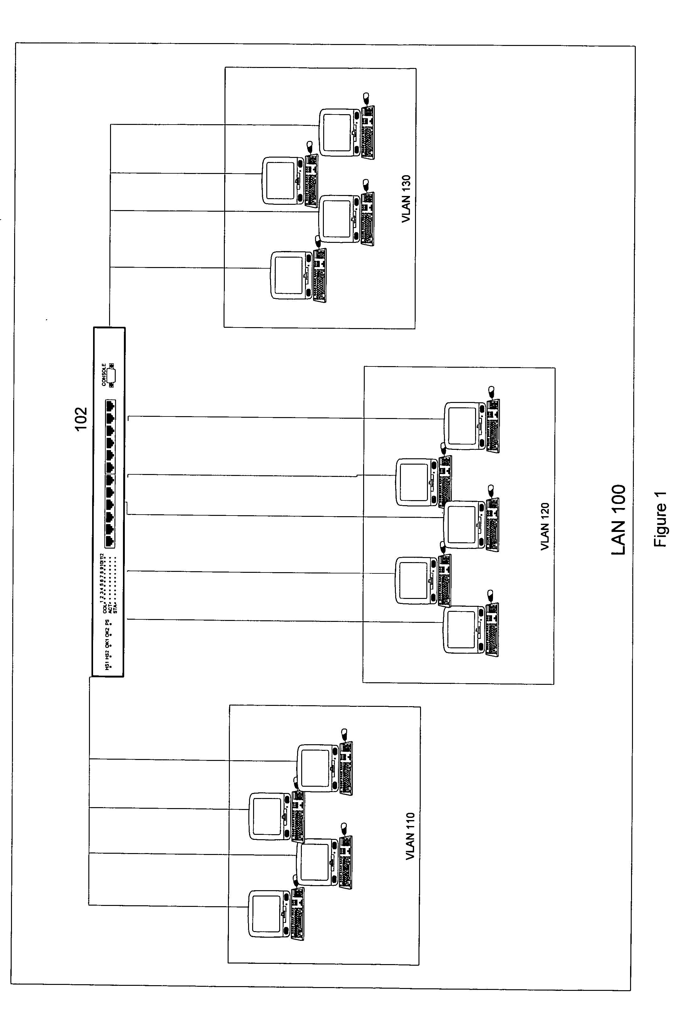 Individually programmable most significant bits of VLAN ID