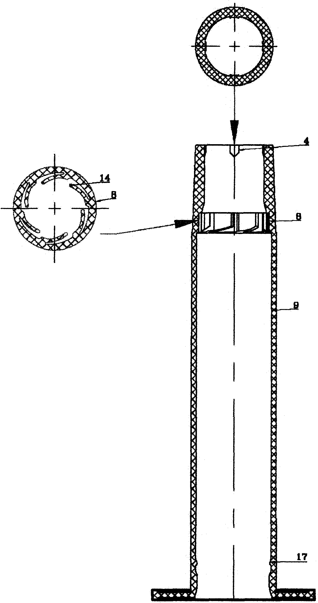 Safety self-destructive syringe