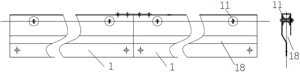 Electrified cross line insulating packaged sheath and construction method therefor