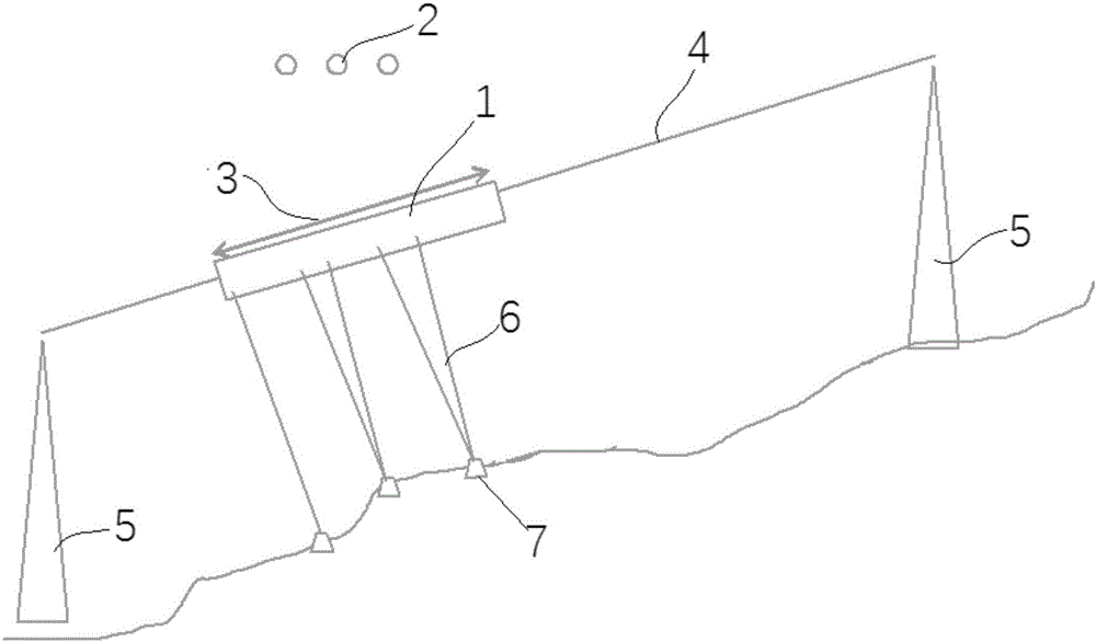 Electrified cross line insulating packaged sheath and construction method therefor