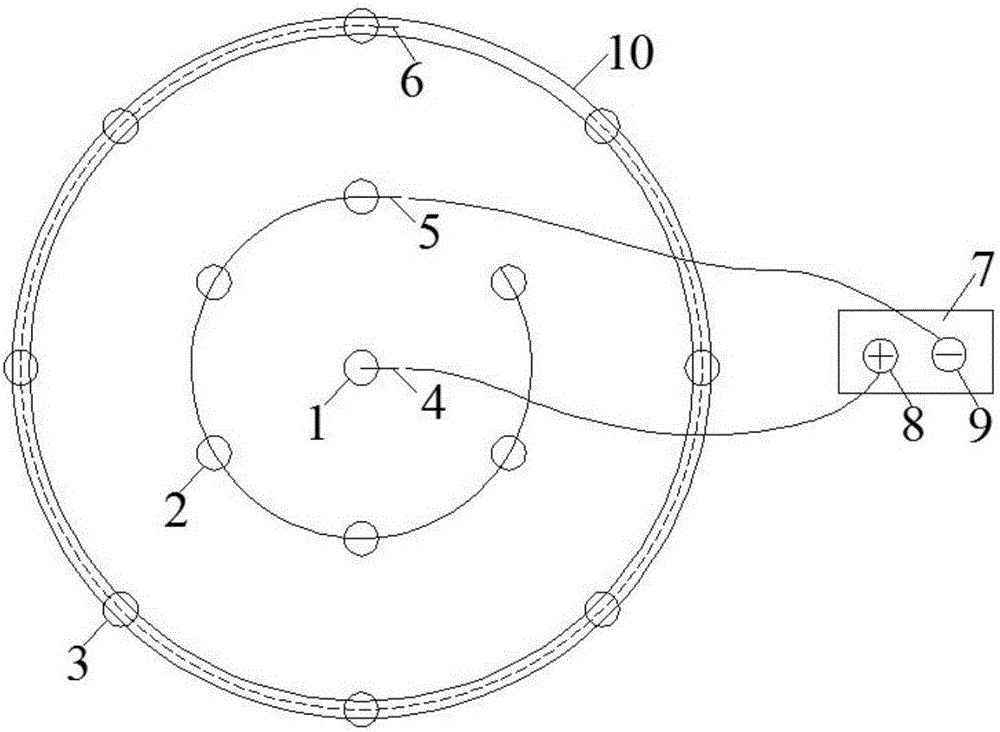 Method for treating soft foundation with electroosmosis soil pile based on tubular EKG electrode