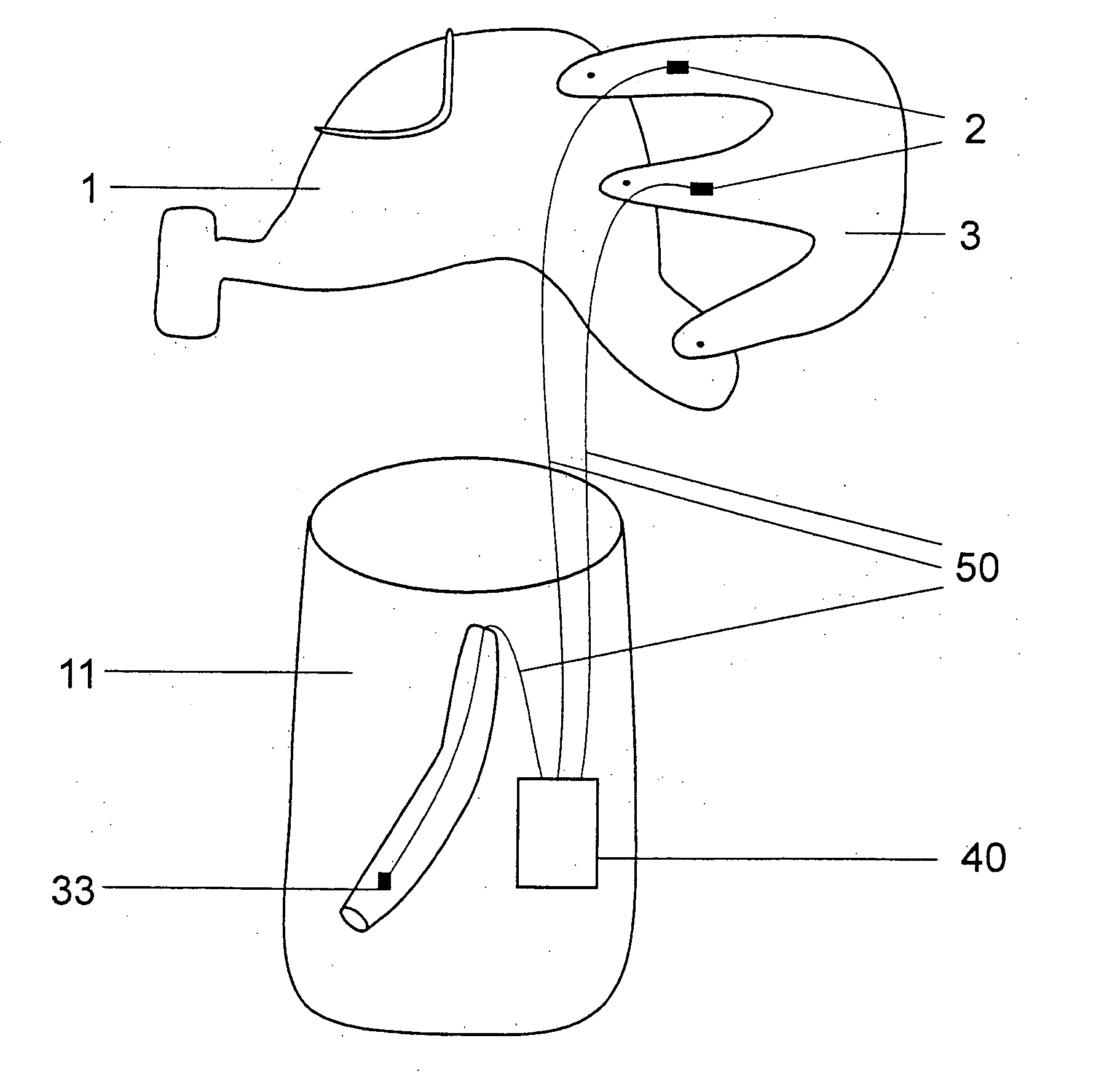 Occupational safety product with contactless measuring electrodes