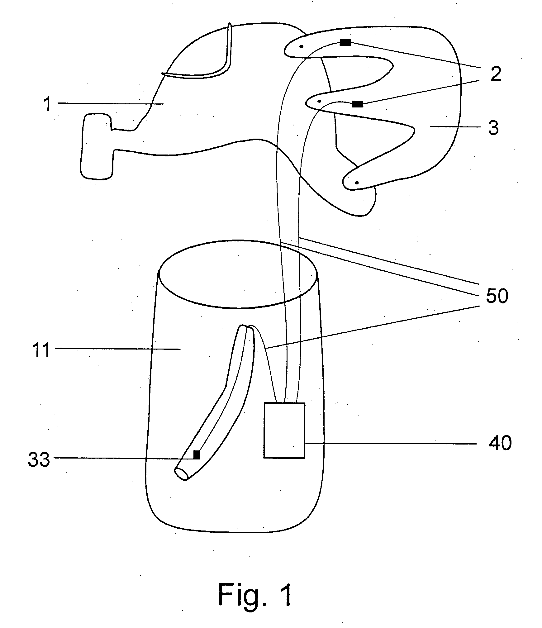 Occupational safety product with contactless measuring electrodes