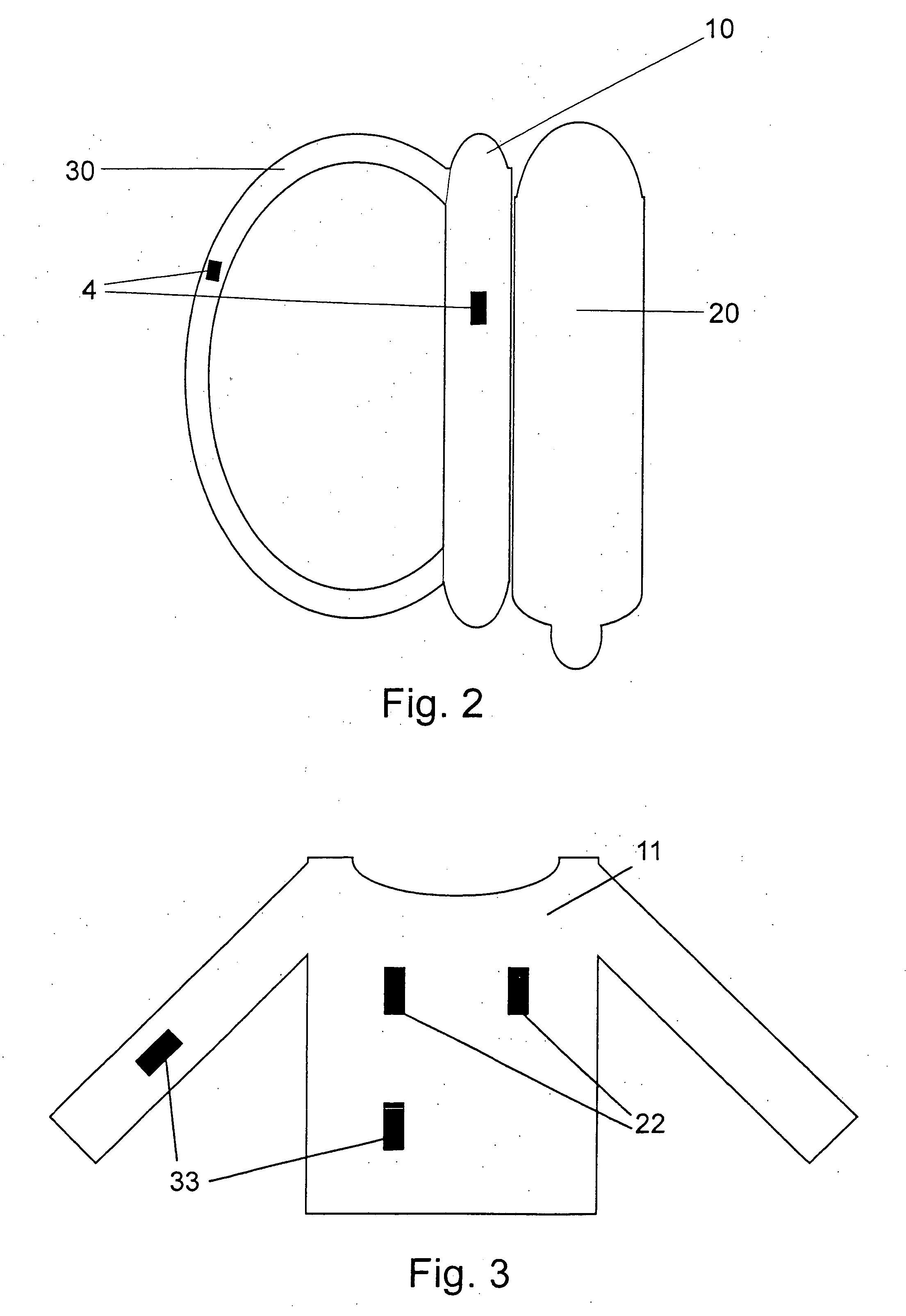 Occupational safety product with contactless measuring electrodes