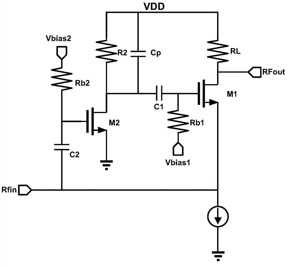 Low-power low-noise amplifier utilizing positive feedback technique and active transconductance enhancement technique